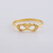Infinity Bow Ring 1.25 g / T5 1/2 18K Yellow Gold