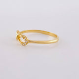 Infinity Bow Ring 1.25 g / T5 1/2 18K Yellow Gold