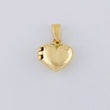 Dije Relicario Corazón 2.95 g / 3/4 in Oro Amarillo 18K