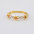 Anillo Corona De Corazones 1.85 g / T5 3/4 Oro Amarillo 18K
