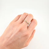 Anillo Corona De Corazones 1.85 g / T5 3/4 Oro Amarillo 18K
