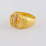 Christ Cross Ring 6.25 g / T11 Two-Tone Yellow Rose Gold 18K