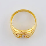 Christ Cross Ring 6.25 g / T11 Two-Tone Yellow Rose Gold 18K