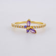 Churumbela Butterfly Ring 1.9 g / T6 3/4 18K Yellow Gold