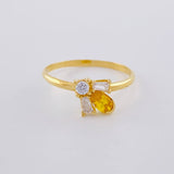 Anillo Abeja Geometrica 1.6 g / T5 1/2 Oro Amarillo 18K