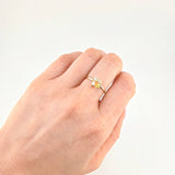 Anillo Abeja Geometrica 1.6 g / T5 1/2 Oro Amarillo 18K