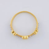 Anillo Corona De Corazones 1.9 g / T6 1/2 Oro Amarillo 18K
