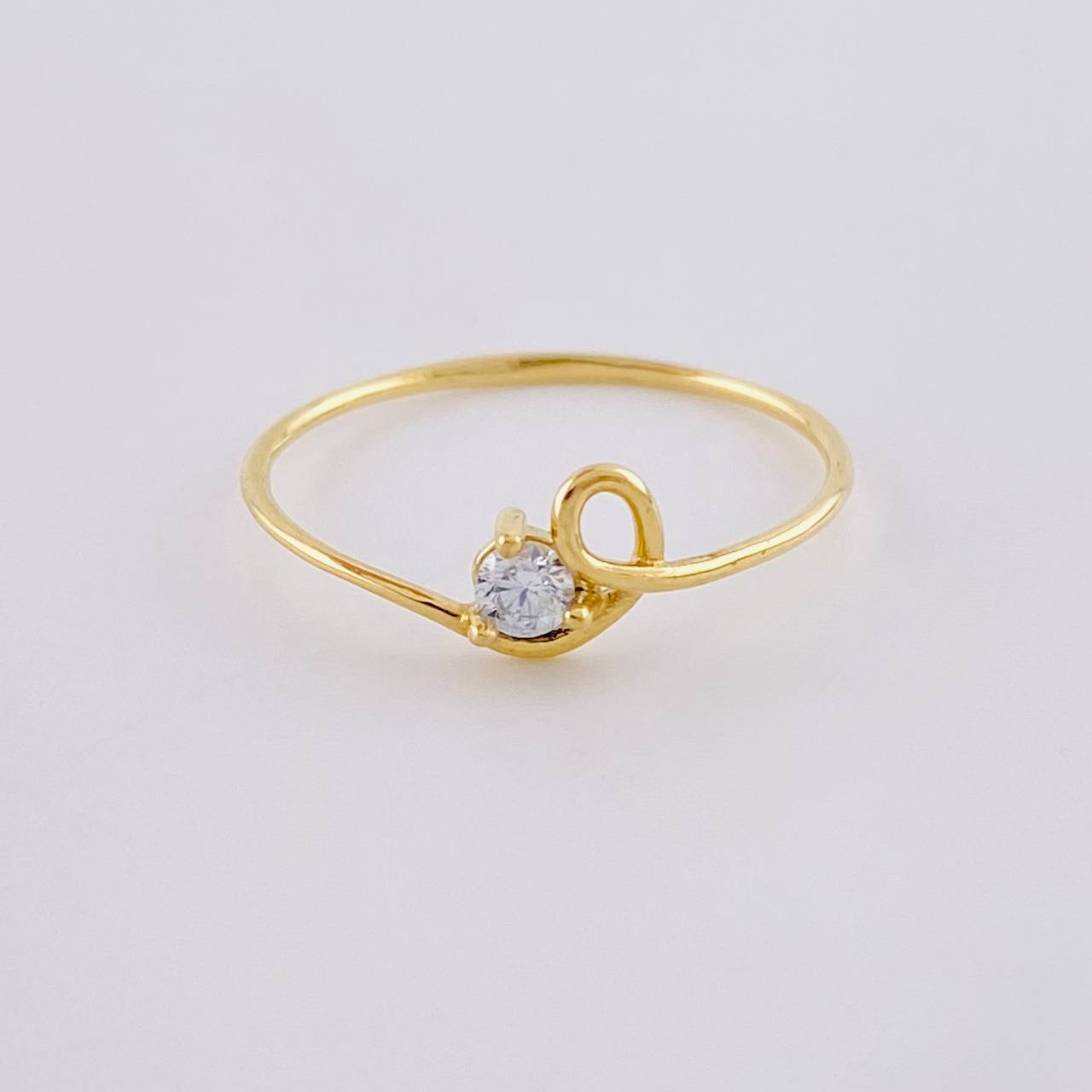 Cursive Spark Ring 0.85 g / T7 3/4 Yellow Gold 18K
