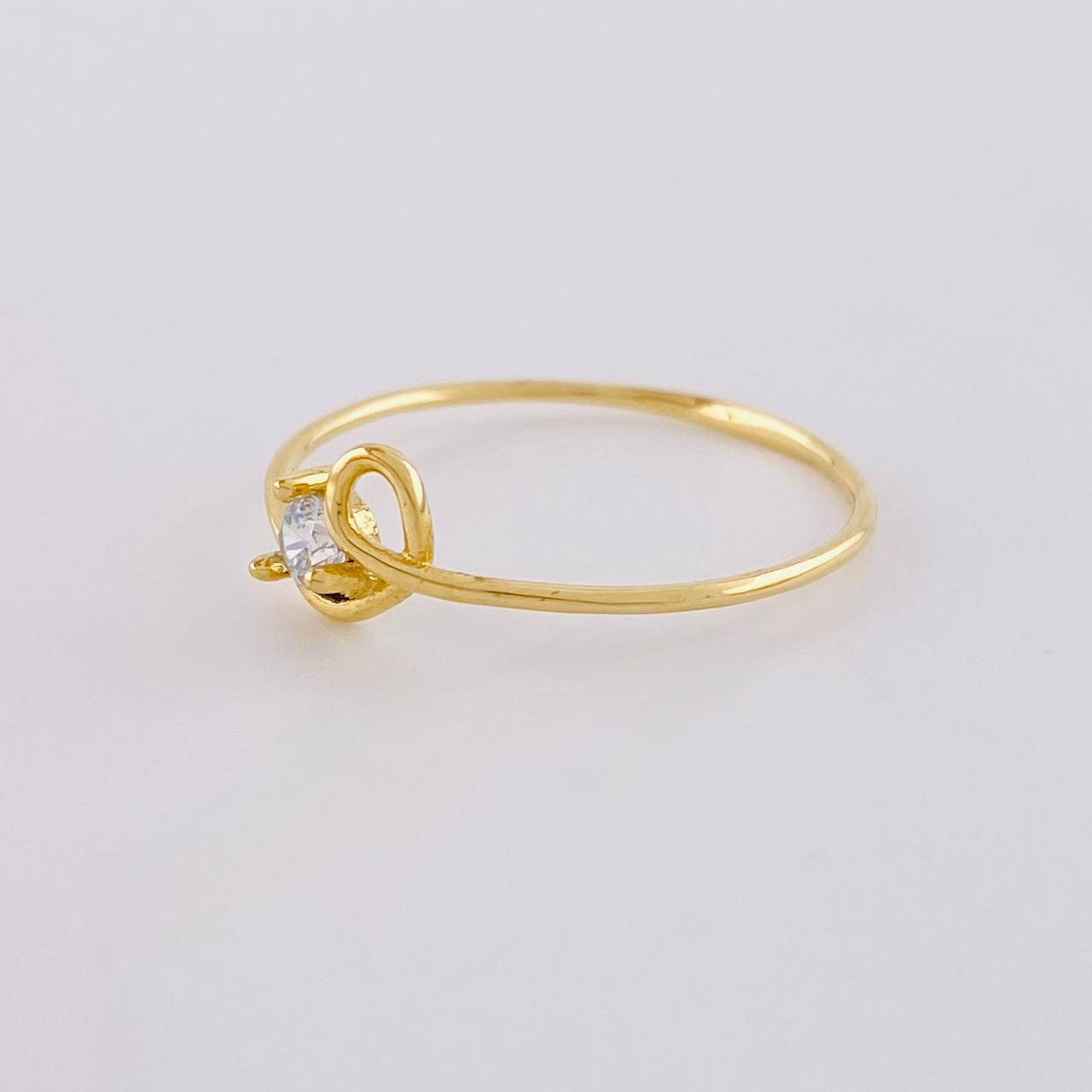 Cursive Spark Ring 0.85 g / T7 3/4 Yellow Gold 18K