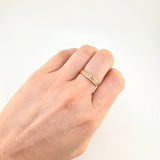 Anillo Carril Cubano 1.95 g / T6 3/4 Oro Amarillo 18K