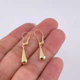 Candongas Lagrima 0.85 g / 1 1/4 in Oro Amarillo 18K