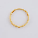 Anillo Medio Carril Grueso 1.45 g / T7 1/2 Oro Amarillo 18K