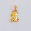 Pendant Bear 1.35 g / 3/4 in 18K Yellow Gold
