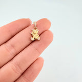 Pendant Bear 1.35 g / 3/4 in 18K Yellow Gold