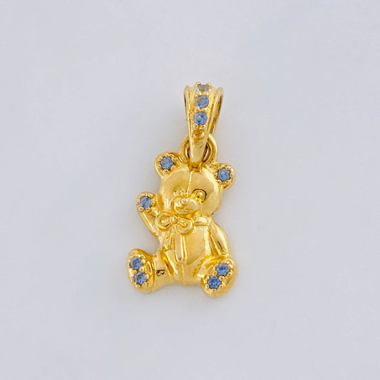 Dije Oso 1.3 g / 3/4 in Oro Amarillo 18K