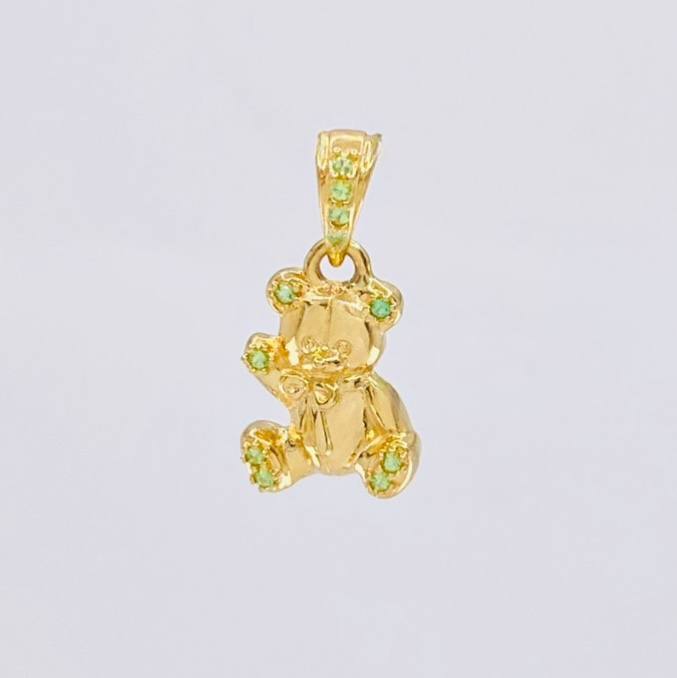 Dije Oso 1.3 g / 3/4 in Oro Amarillo 18K