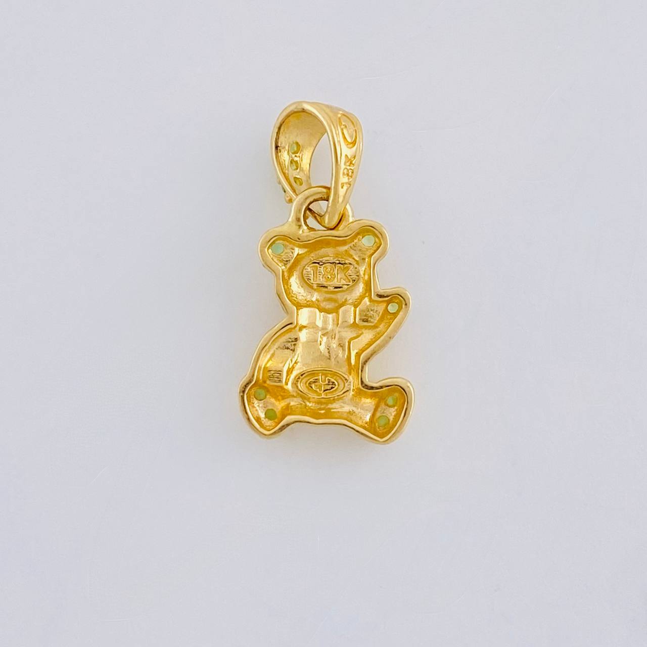 Dije Oso 1.3 g / 3/4 in Oro Amarillo 18K