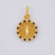 Dije Medalla San Benito 1.9 g / 3/4 in Oro Amarillo 18K
