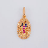Dije Virgen De Guadalupe 1.4 g / 1 in Oro Amarillo 18K