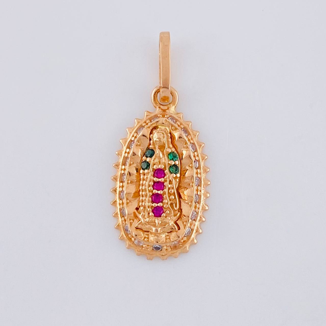 Dije Virgen De Guadalupe 1.4 g / 1 in Oro Rosa 18K