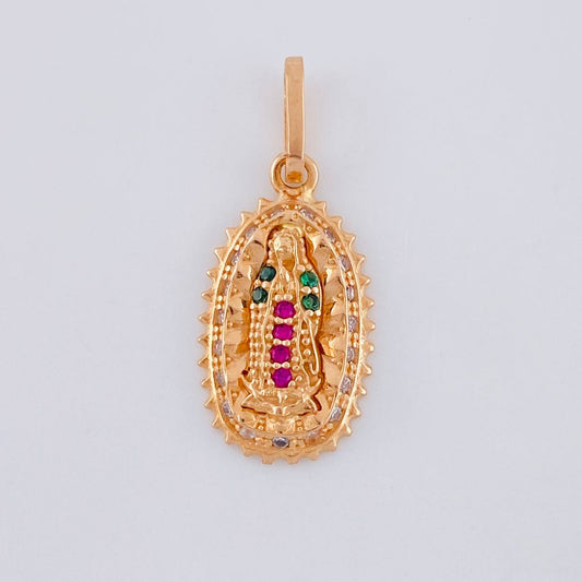 Dije Virgen De Guadalupe 1.4 g / 1 in Oro Rosa 18K