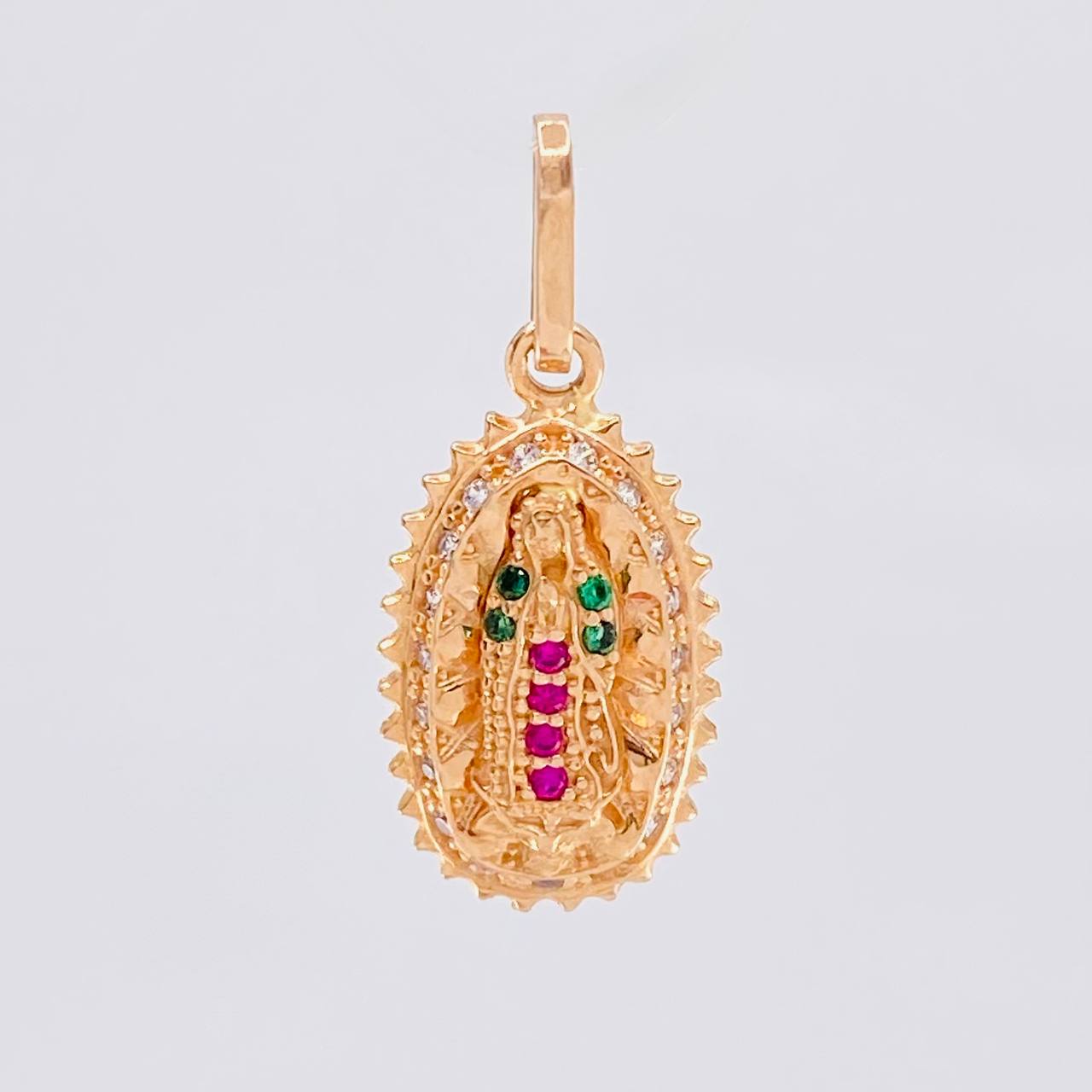 Dije Virgen De Guadalupe 1.4 g / 1 in Oro Rosa 18K