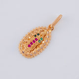 Dije Virgen De Guadalupe 1.4 g / 1 in Oro Rosa 18K