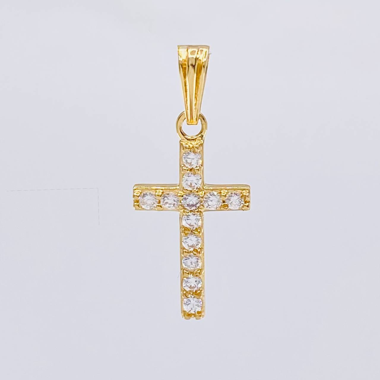 Dije Cruz 1.3 g / 1 in Oro Amarillo 18K