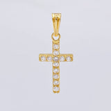 Dije Cruz 1.3 g / 1 in Oro Amarillo 18K