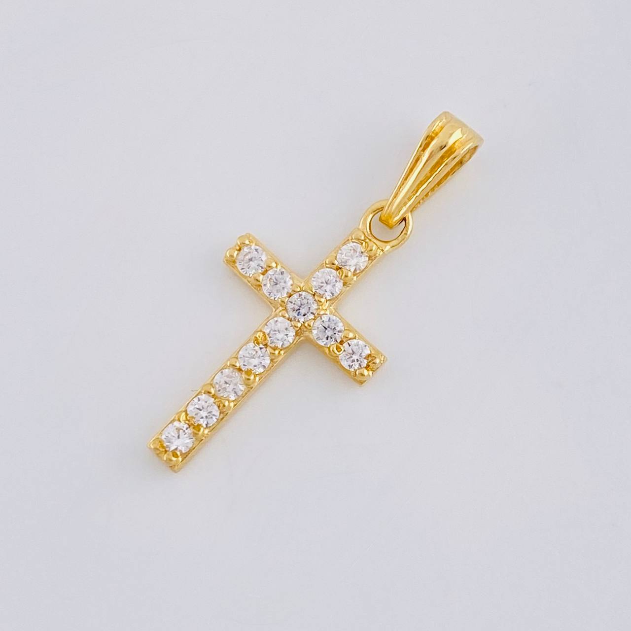 Dije Cruz 1.3 g / 1 in Oro Amarillo 18K