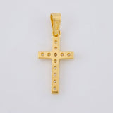 Dije Cruz 1.3 g / 1 in Oro Amarillo 18K