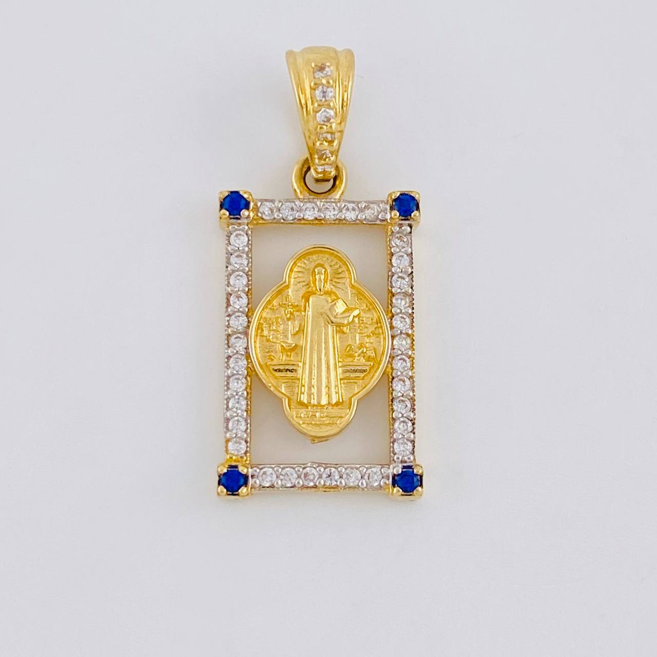 Pendant Frame Saint Benedict 2.35 g / 1 in Yellow Gold 18K