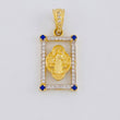 Pendant Frame Saint Benedict 2.35 g / 1 in Yellow Gold 18K