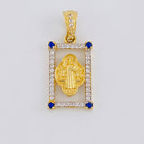 Pendant Frame Saint Benedict 2.35 g / 1 in Yellow Gold 18K