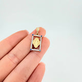 Pendant Frame Saint Benedict 2.35 g / 1 in Yellow Gold 18K