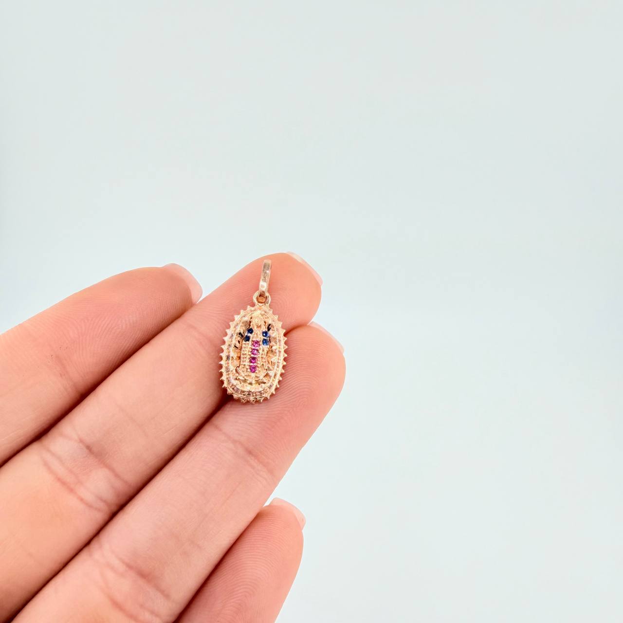 Dije Virgen De Guadalupe 1.4 g / 1 in Oro Amarillo 18K