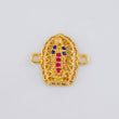 Herraje Virgen De Guadalupe 1.15 g / 1/2 in Oro Amarillo 18K