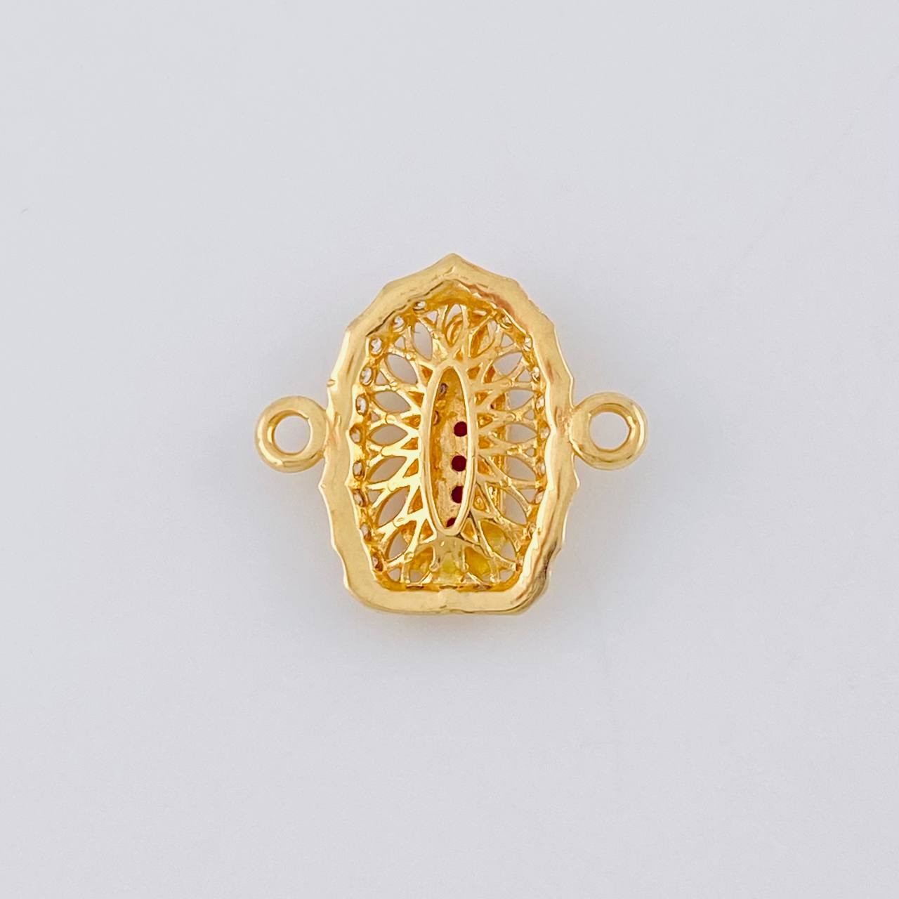 Herraje Virgen De Guadalupe 1.15 g / 1/2 in Oro Amarillo 18K