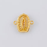 Herraje Virgen De Guadalupe 1.15 g / 1/2 in Oro Amarillo 18K