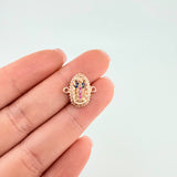 Herraje Virgen De Guadalupe 1.15 g / 1/2 in Oro Rosa 18K