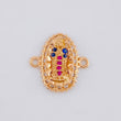 Herraje Virgen De Guadalupe 1.15 g / 1/2 in Oro Rosa 18K