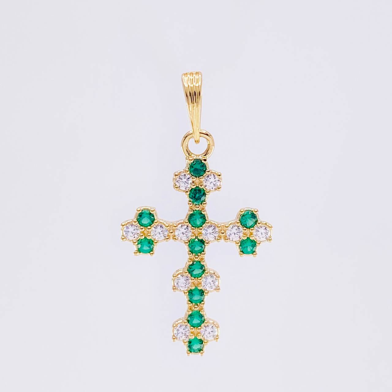 Florentine Cross Pendant 1.75 g / 3/4 in 18K Yellow Gold