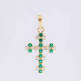 Florentine Cross Pendant 1.75 g / 3/4 in 18K Yellow Gold