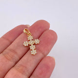 Florentine Cross Pendant 1 g / 3/4 in Yellow Gold 18K