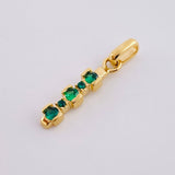 Dije Tres Cuencas 1.5 g / 1 in Oro Amarillo 18K