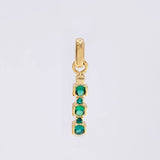 Dije Tres Cuencas 1.5 g / 1 in Oro Amarillo 18K