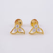 Topos Flor Trillium 1.6 g / in / 8.2 mm Oro Amarillo 18K