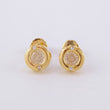 Topos Dona Bisel 2.3 g / in / 6.5 mm Oro Amarillo 18K