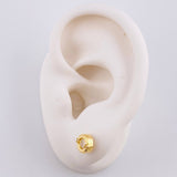 Topos Dona Bisel 2.3 g / in / 6.5 mm Oro Amarillo 18K