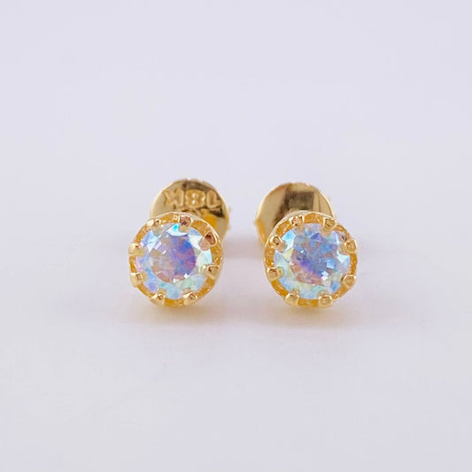 Topos Ocho Garras 1.5 g / in / 5.1 mm Oro Amarillo 18K